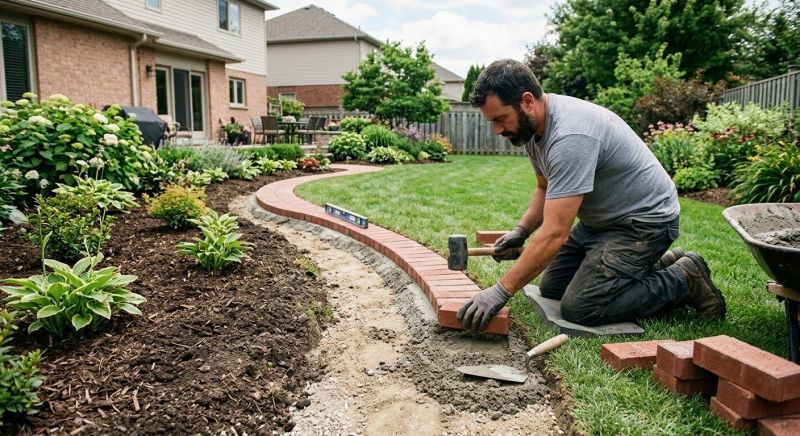 Brick Landscaping Installation in Fairfield County, CT