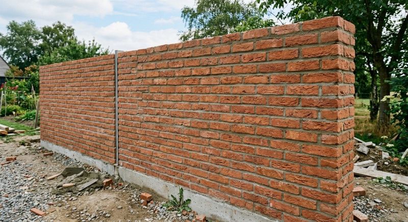 Brick Columns Installation in West Hartford, CT